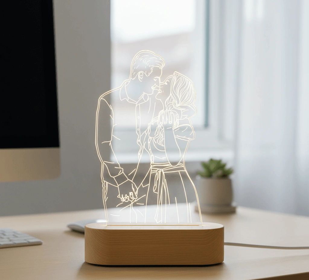 Personalized Led Hologram Lamp - Image 4