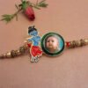 Cute Kanha Ji Photo Customized Rakhi