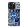 Blue Persian Rugs Design Premium Metal Phone Case All Models