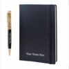 Personalized Notebook & Pen Gift Set | Custom Name Diary with Premium Pen | Executive Office Stationery Combo for Men & Women | Corporate, Birthday, Anniversary & Return Gift Item