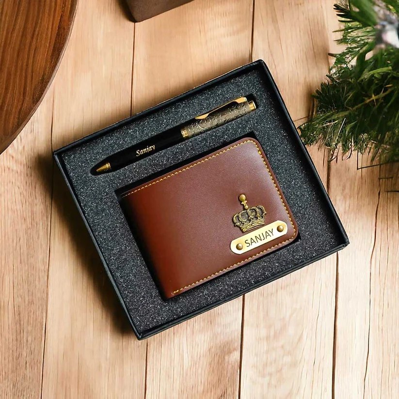 Men's Wallet Indian Faux Leather and Pen Combo 1 review - Image 4