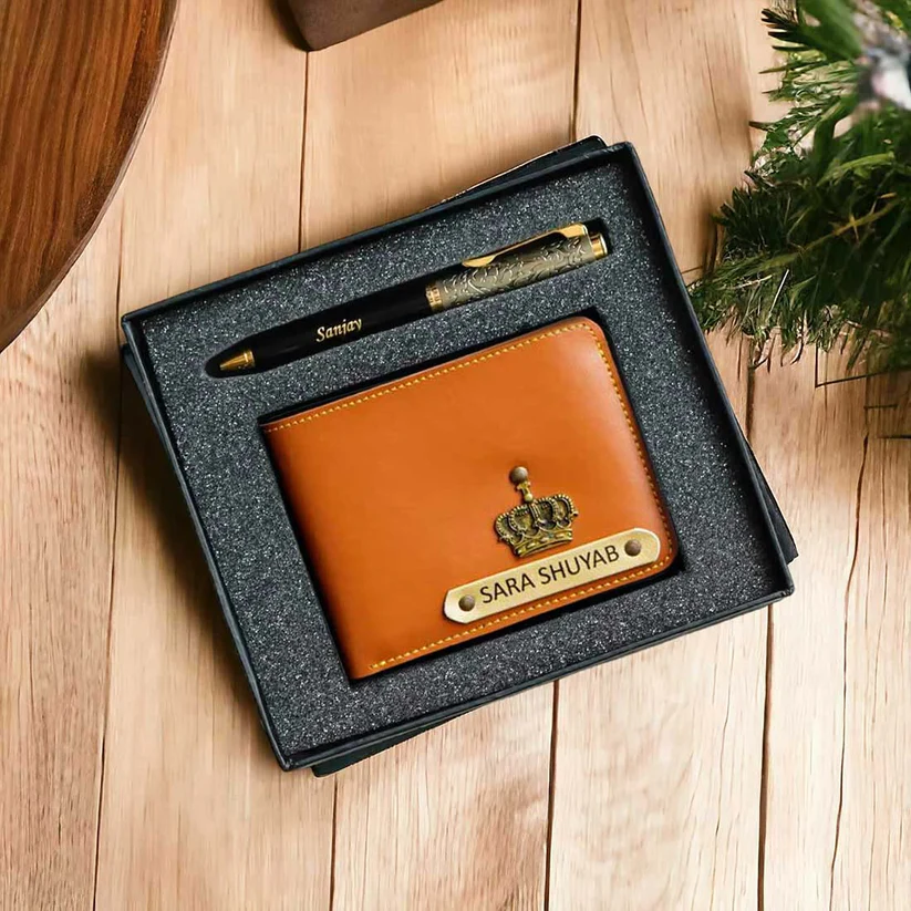 Men's Wallet Indian Faux Leather and Pen Combo 1 review