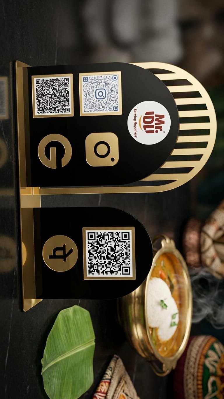 Most Trending Dual Premium QR Standee